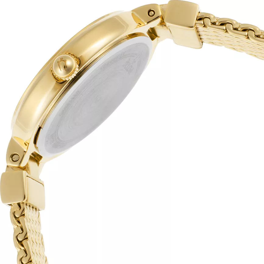 Bulova Diamond Accent Gold-Tone Watch 32mm 