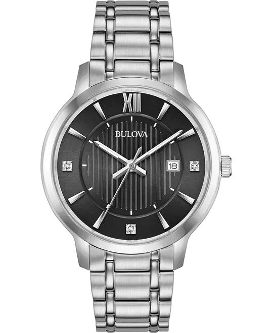 Bulova Diamond-Accent Men's Watch 40mm