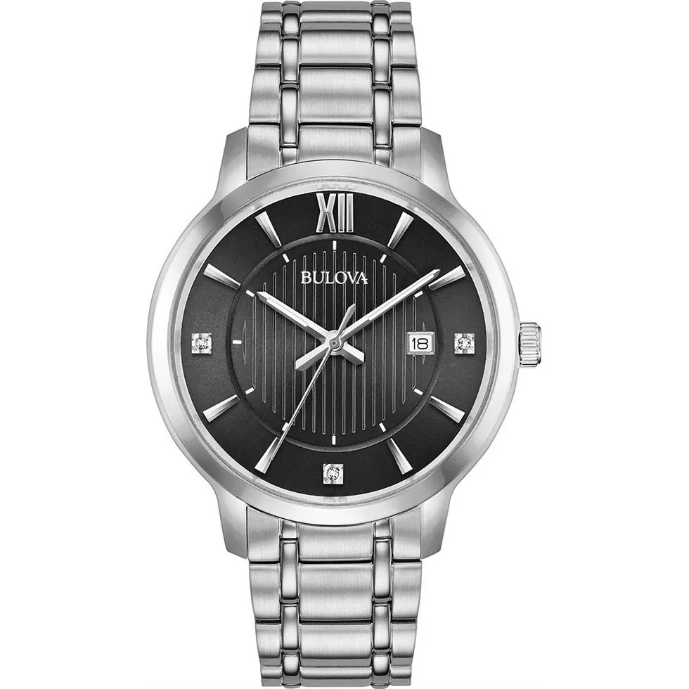 Bulova Diamond-Accent Men's Watch 40mm