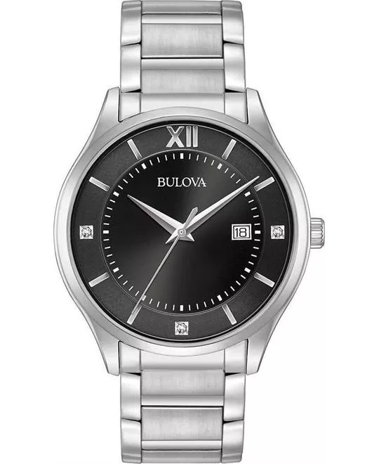 Bulova Diamond-Accent Men's Watch 40mm