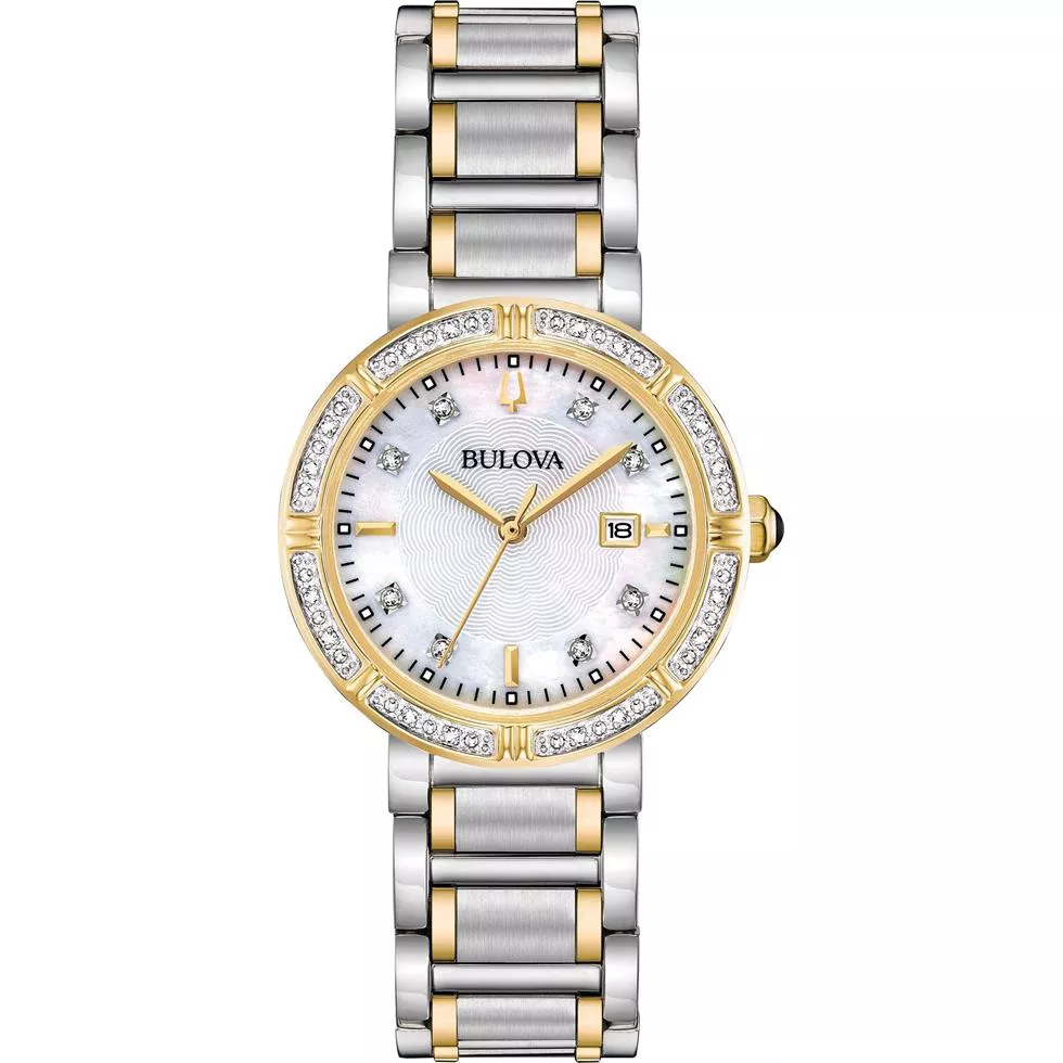 Bulova Diamond Accented Watch 30mm