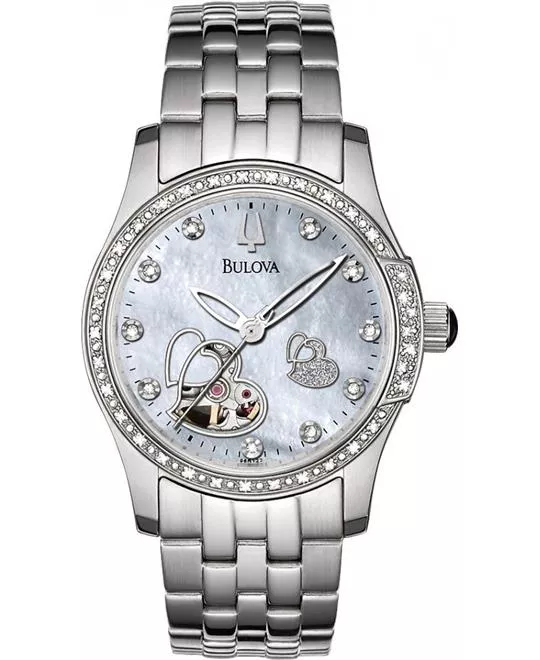 Bulova BVA-Series Diamond Automatic Watch 34mm