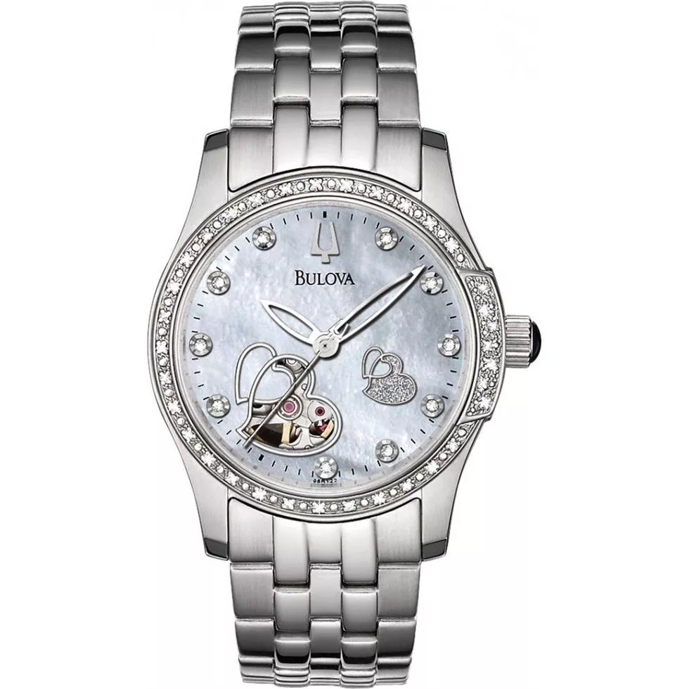 Bulova BVA-Series Diamond Automatic Watch 34mm