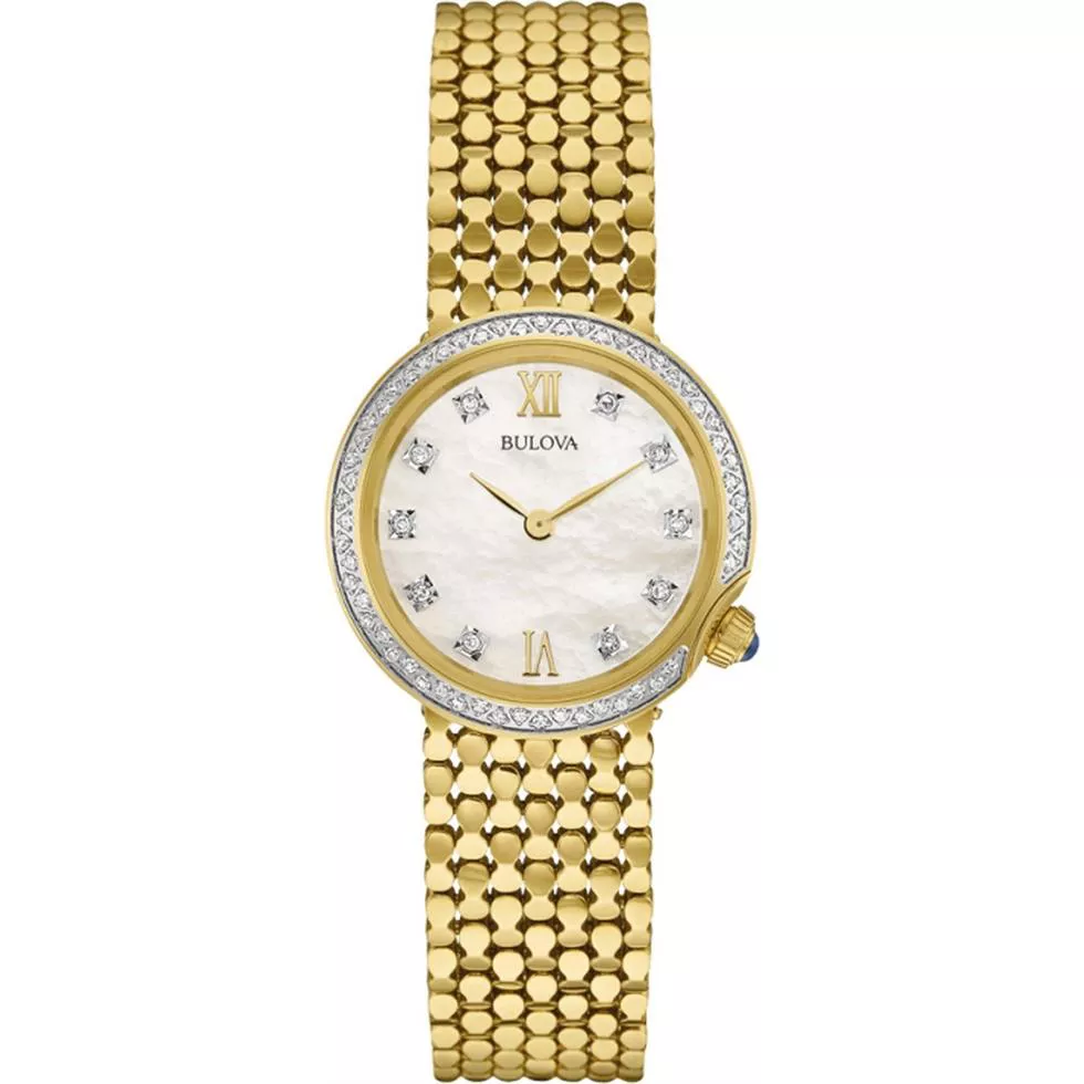 Bulova Diamond Gold Women's Watch 28mm