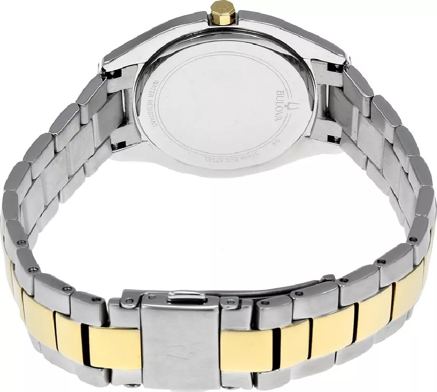 Bulova Diamond Two-Tone Ladies Watch 32.5mm