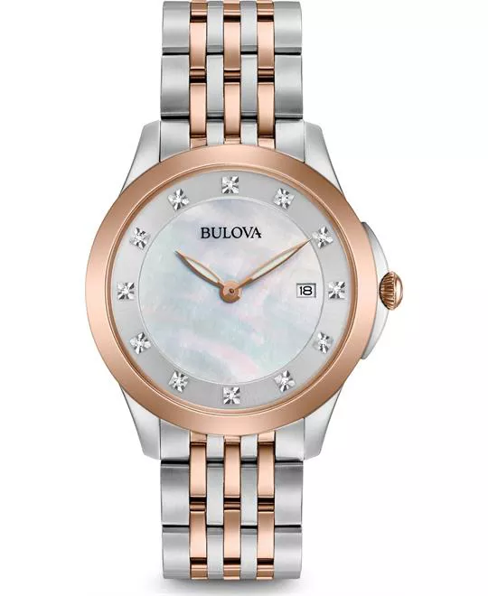 Bulova Classic Diamond Ladies Watch 36mm