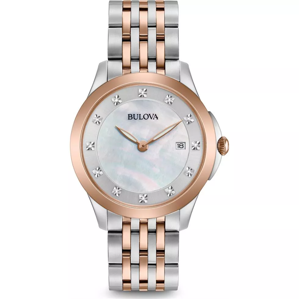 Bulova Classic Diamond Ladies Watch 36mm