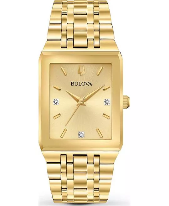 Bulova Quadra Mens Watch 30*45mm