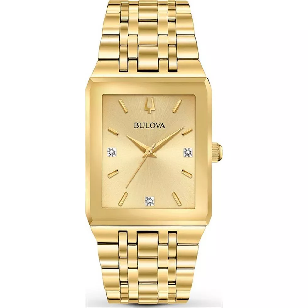 Bulova Quadra Mens Watch 30*45mm