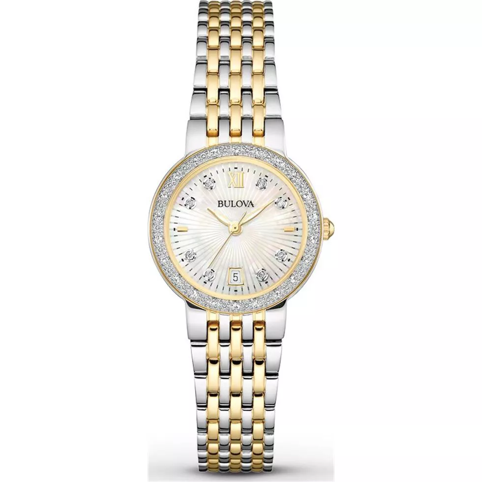 Bulova Diamond Gallery Watch 25mm