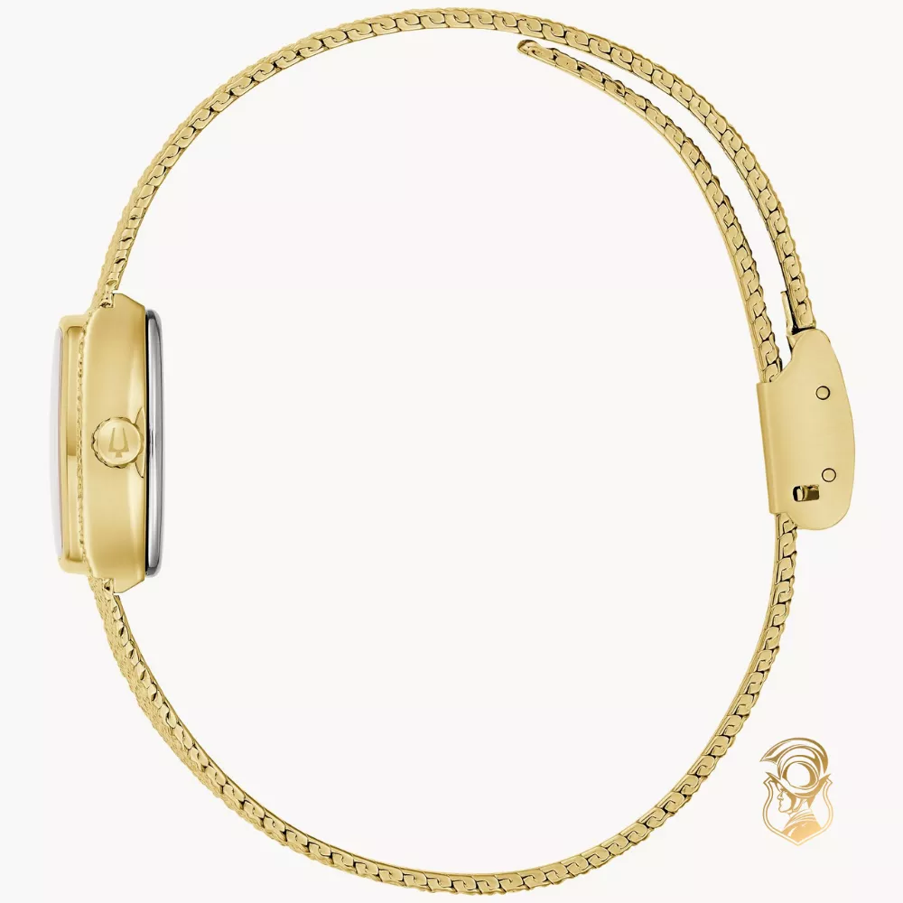 Bulova Goddess of Time Malachite Watch 17mm