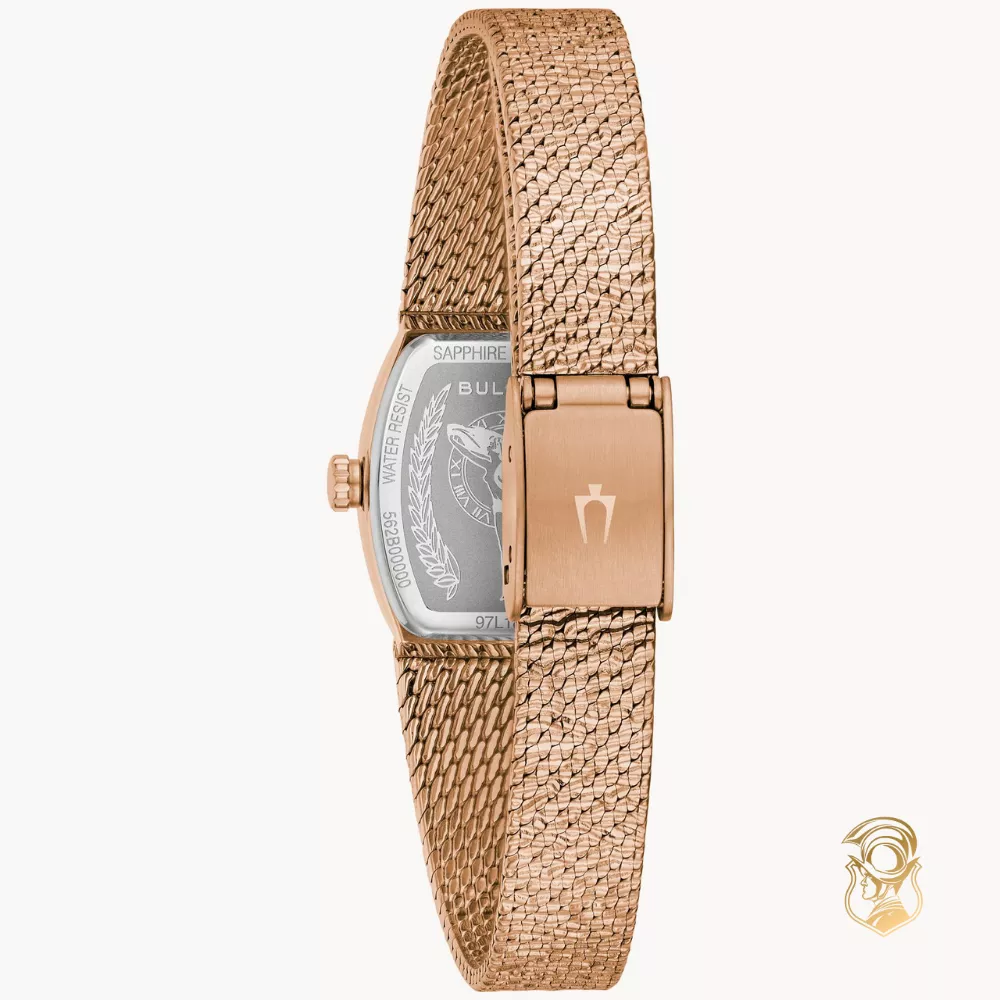 Bulova Goddess of Time Tiger Eye Watch 17mm