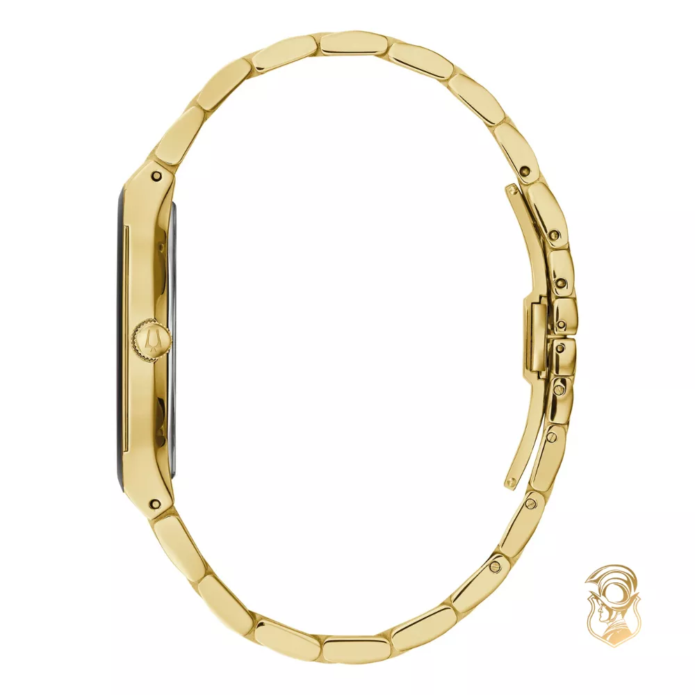 Bulova Gold-Tone Diamond Watch 40mm