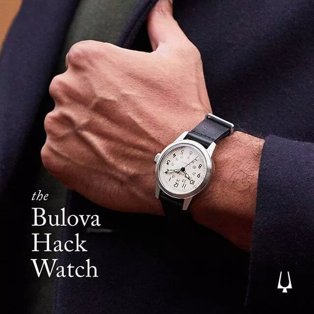 Bulova Hack Automatic Ivory Watch 38mm