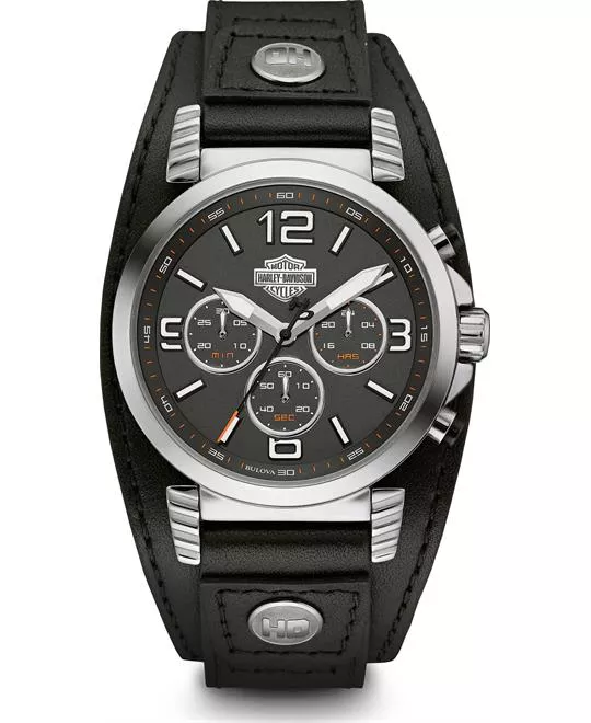 Bulova Harley-Davidson Chronograph Watch 40mm