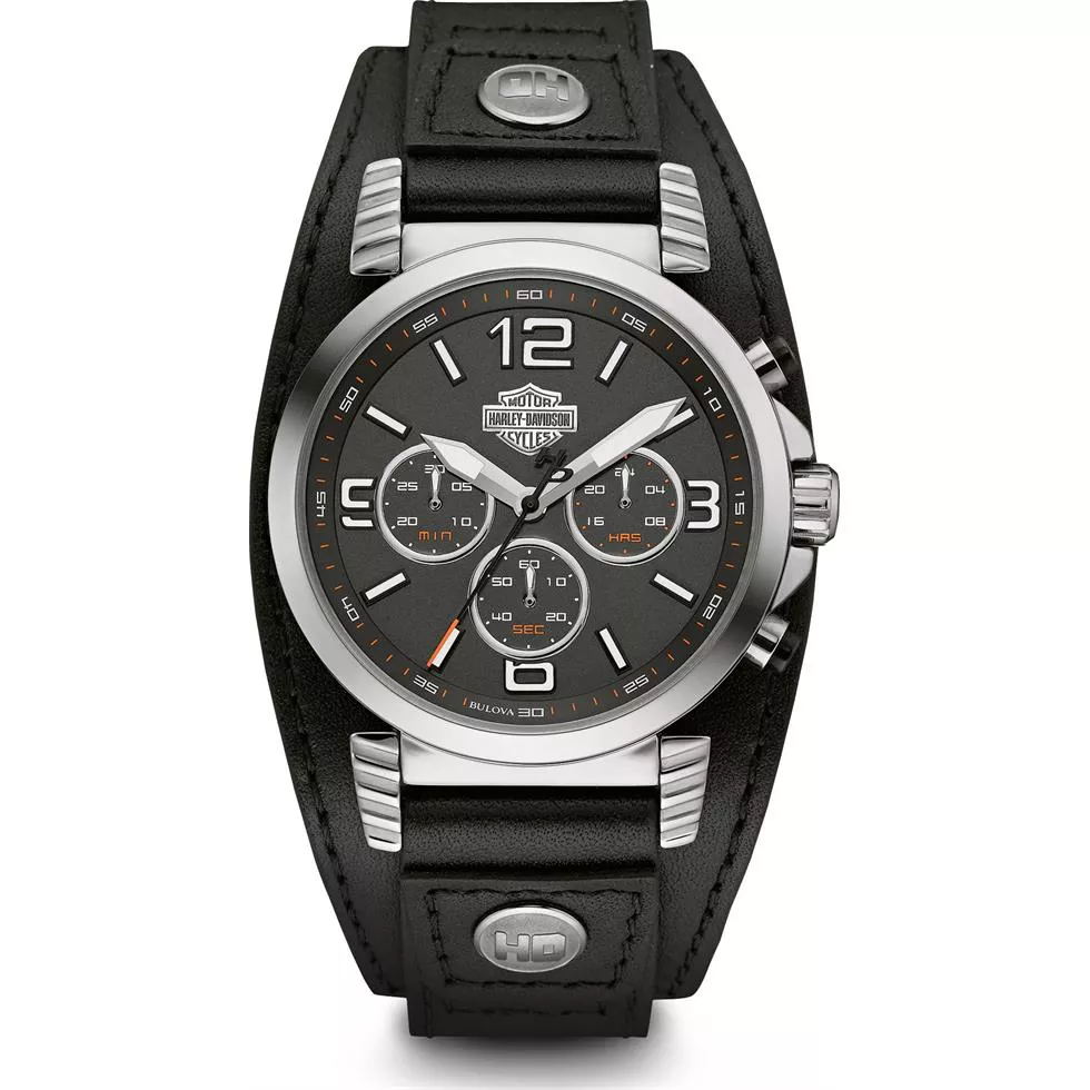Bulova Harley-Davidson Chronograph Watch 40mm