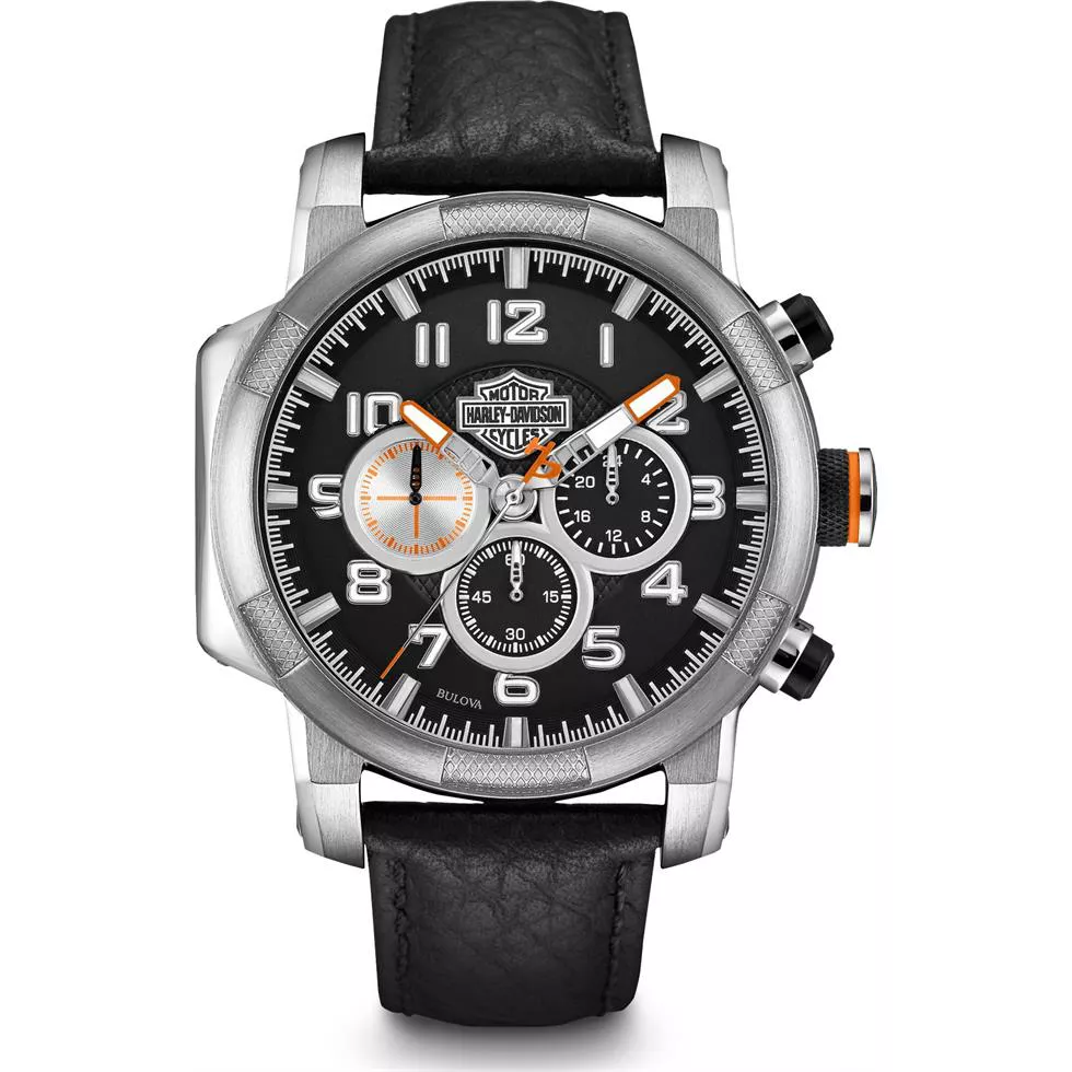Bulova Harley-Davidson Chronograph Watch 46mm