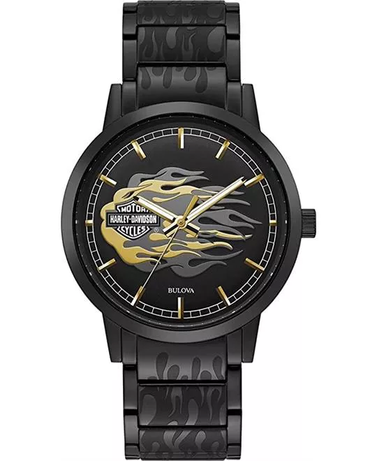 Bulova Harley-Davidson® Metallic Flames Watch 40mm 