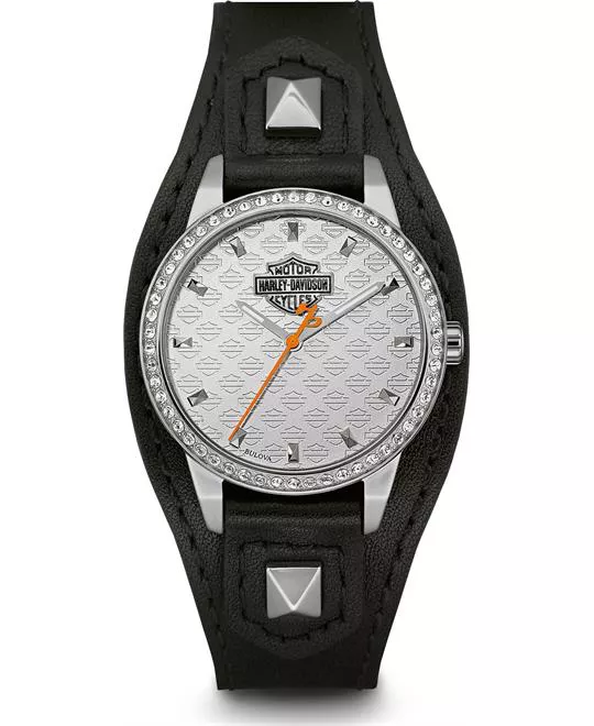 Bulova Harley-Davidson Crystal Watch 35mm