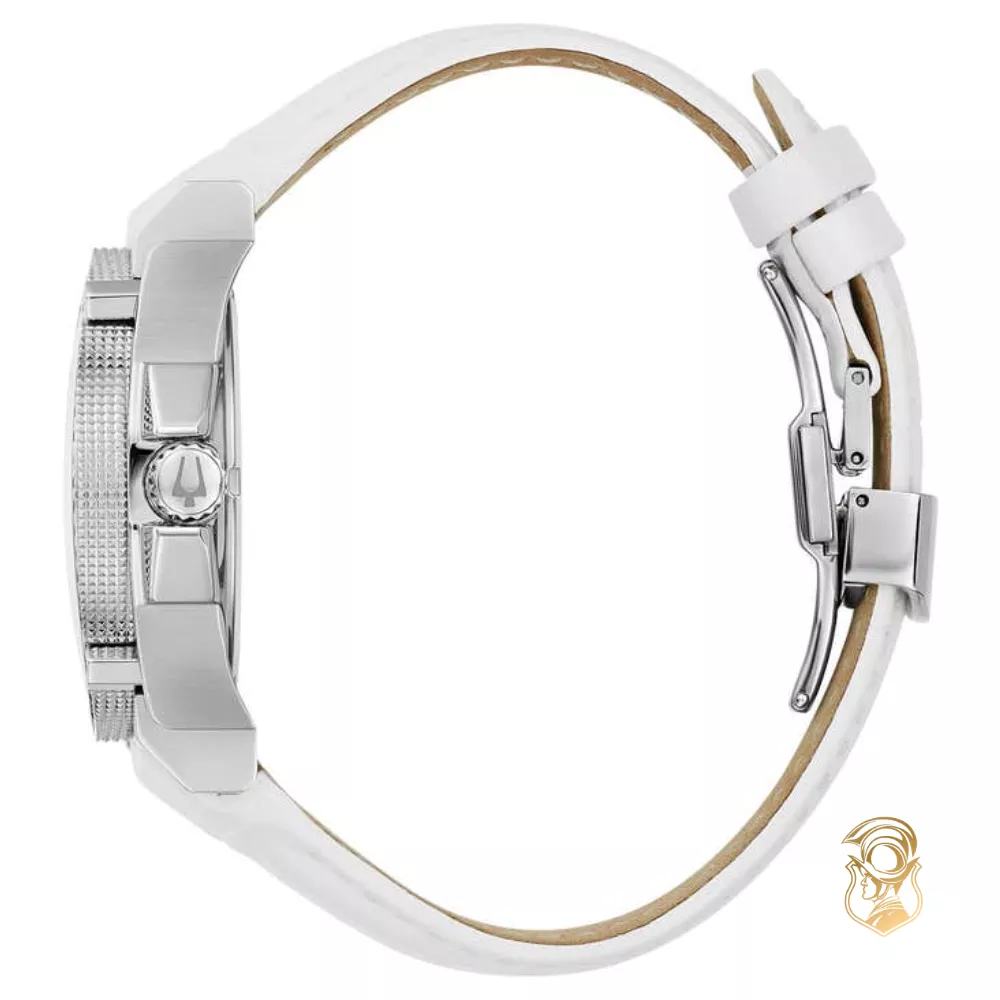 Bulova Icon Diamond Precisionist Silver Dial Watch 40mm