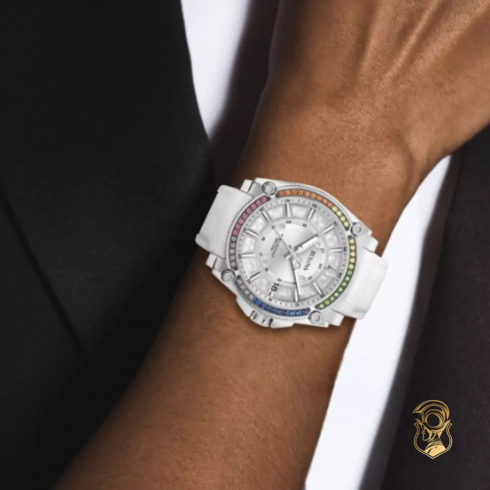 Bulova Icon Diamond Precisionist Silver Dial Watch 40mm