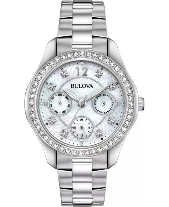 Bulova Crystal Ladies Watch 36mm