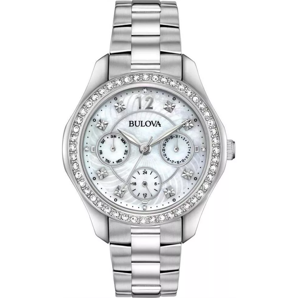Bulova Crystal Ladies Watch 36mm