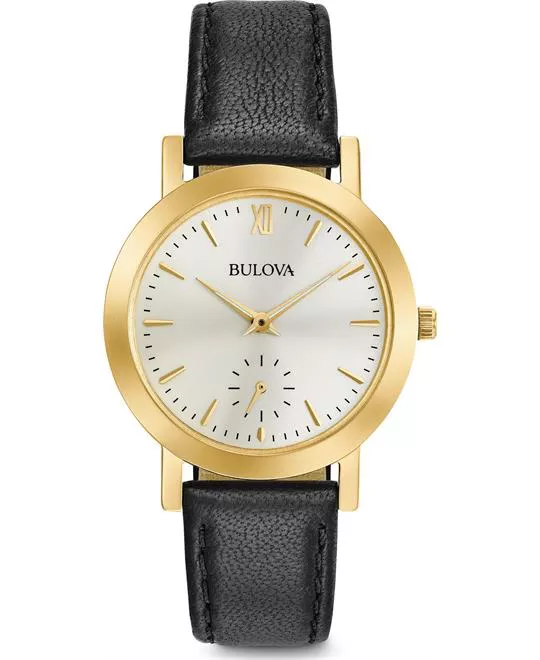 Bulova Classic Leather Watch 32mm