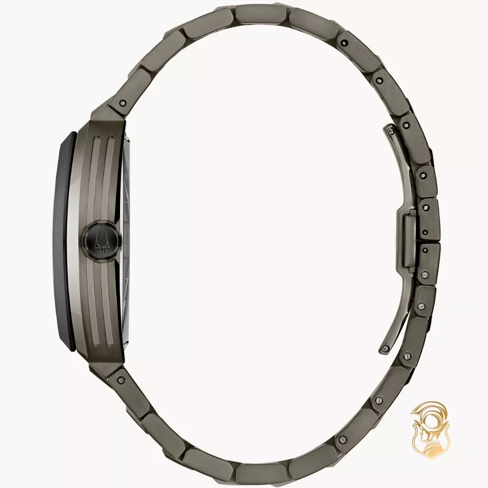 Bulova Maquina Automatic Skeleton Gray Watch 40mm