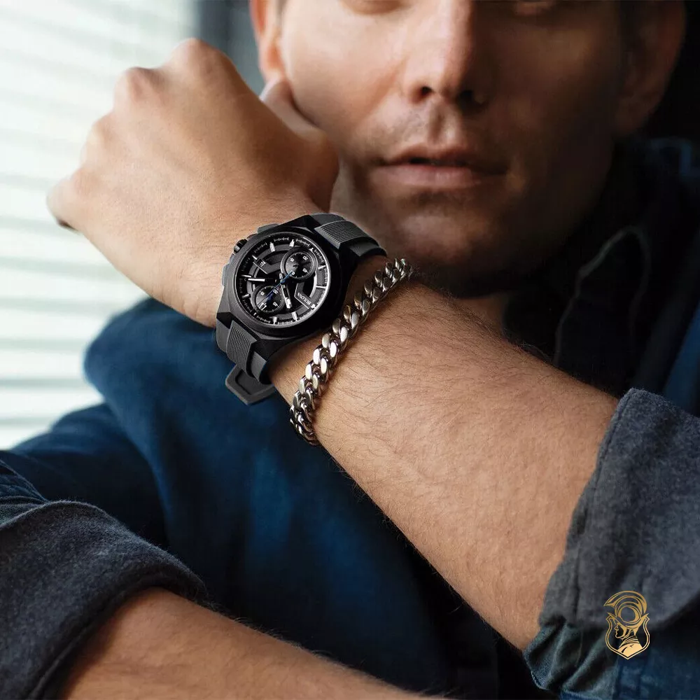 Bulova Maquina Black Chronograph Watch​ 46mm