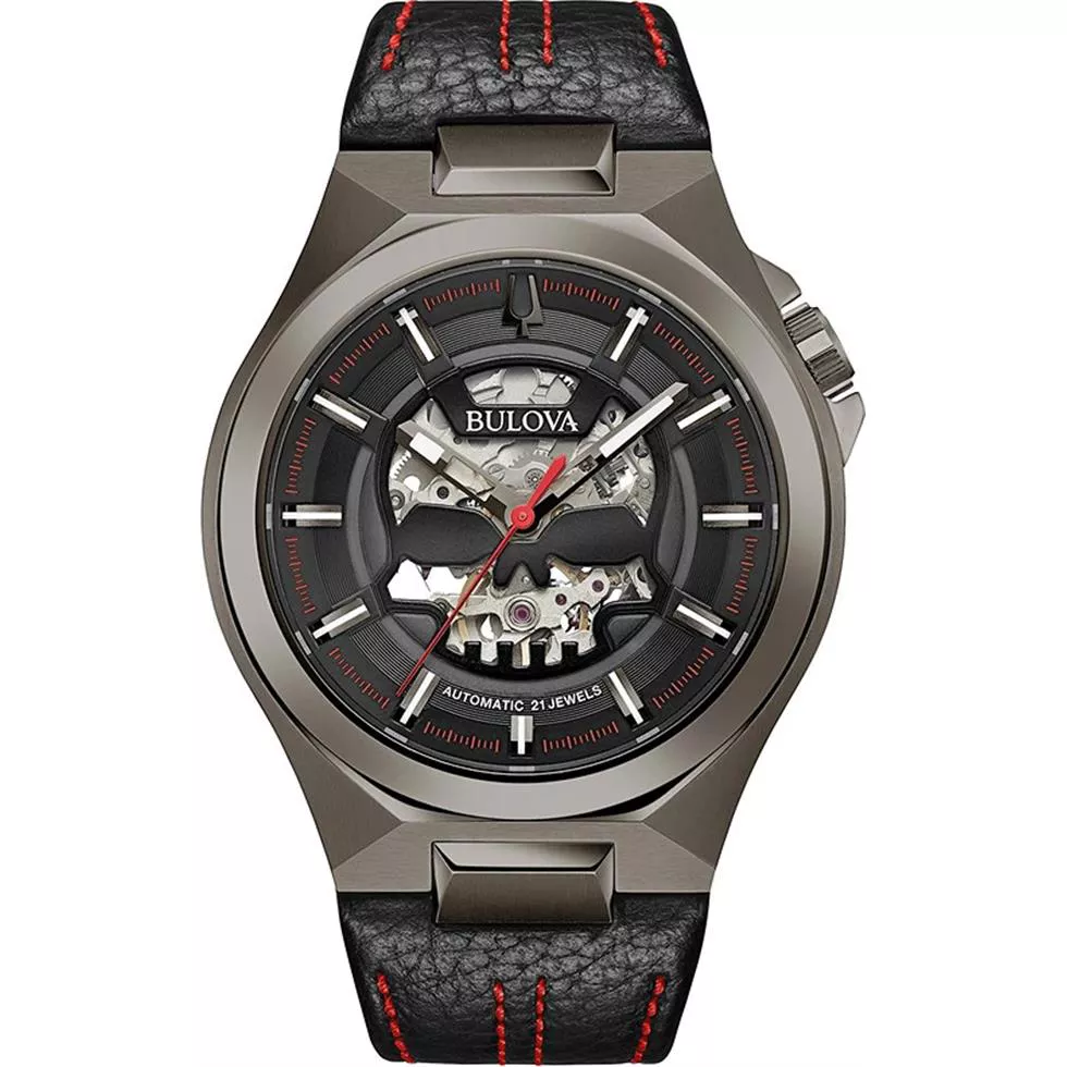Bulova Maquina Skeleton Watch 46mm