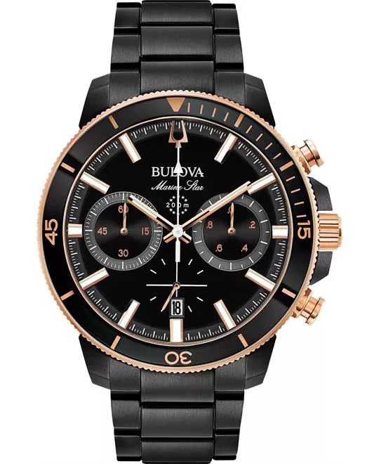 Bulova Marine Star Chronograph Watch 45mm