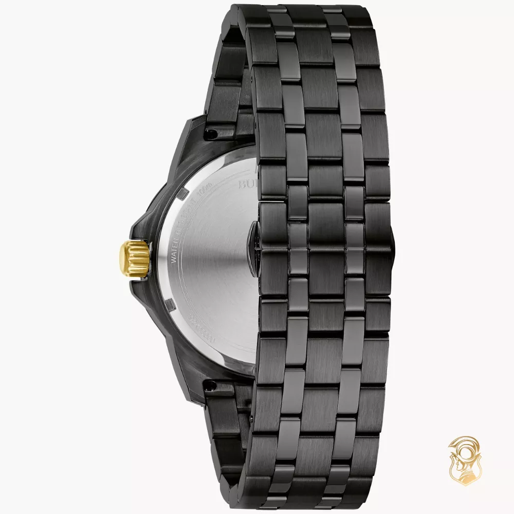 Bulova Marine Star Black Tone Watch 44mm