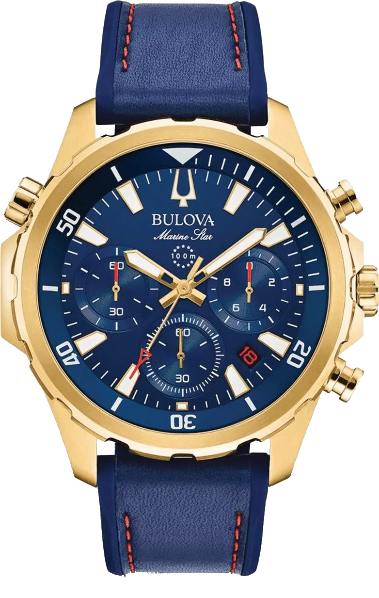 Bulova Marine Star Chronograph Watch 43mm MSP: 82486