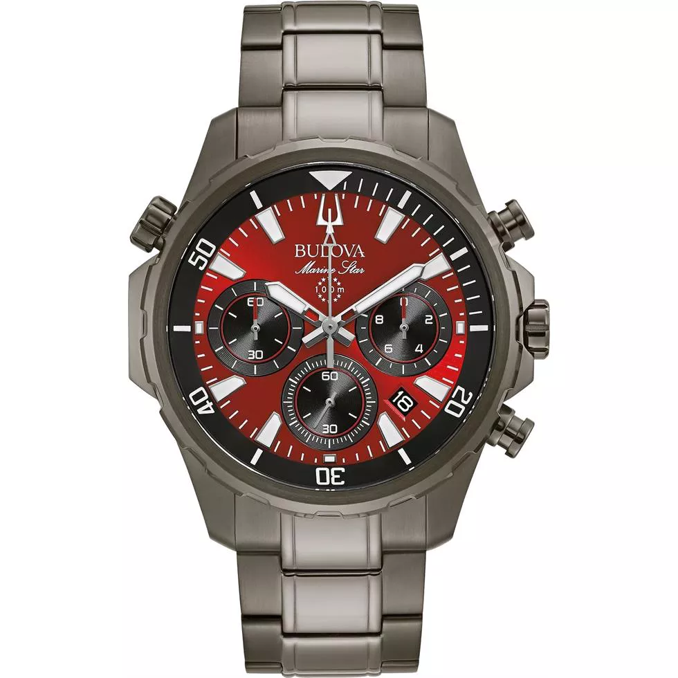 Bulova Marine Star Chronograph Watch 43mm