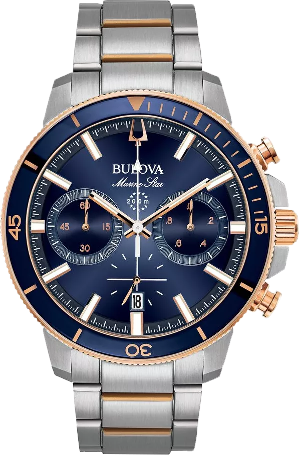 Bulova Marine Star Chronograph Watch 45mm MSP: 74698