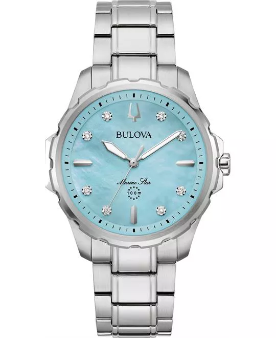 Bulova Marine Star Diamond Watch 36mm