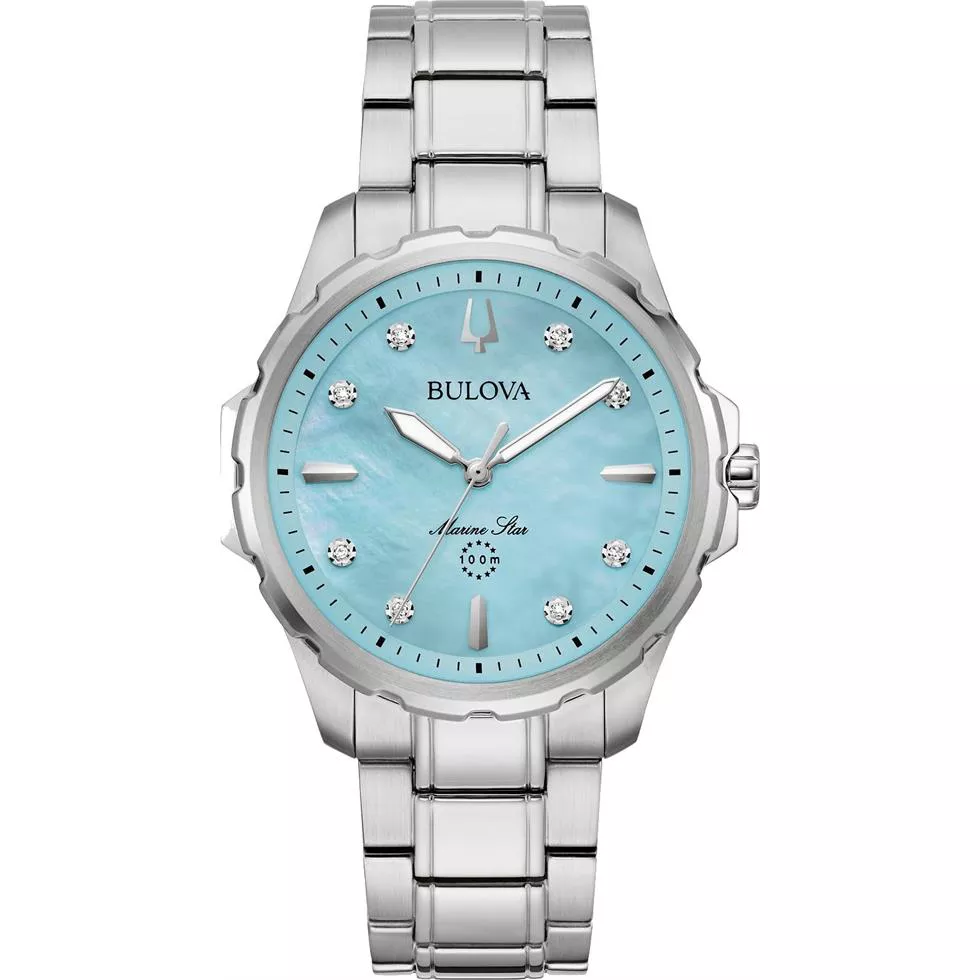 Bulova Marine Star Diamond Watch 36mm