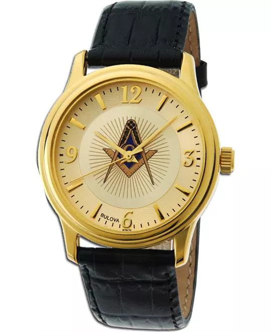 Bulova Masonic Lodge Watch 38mm