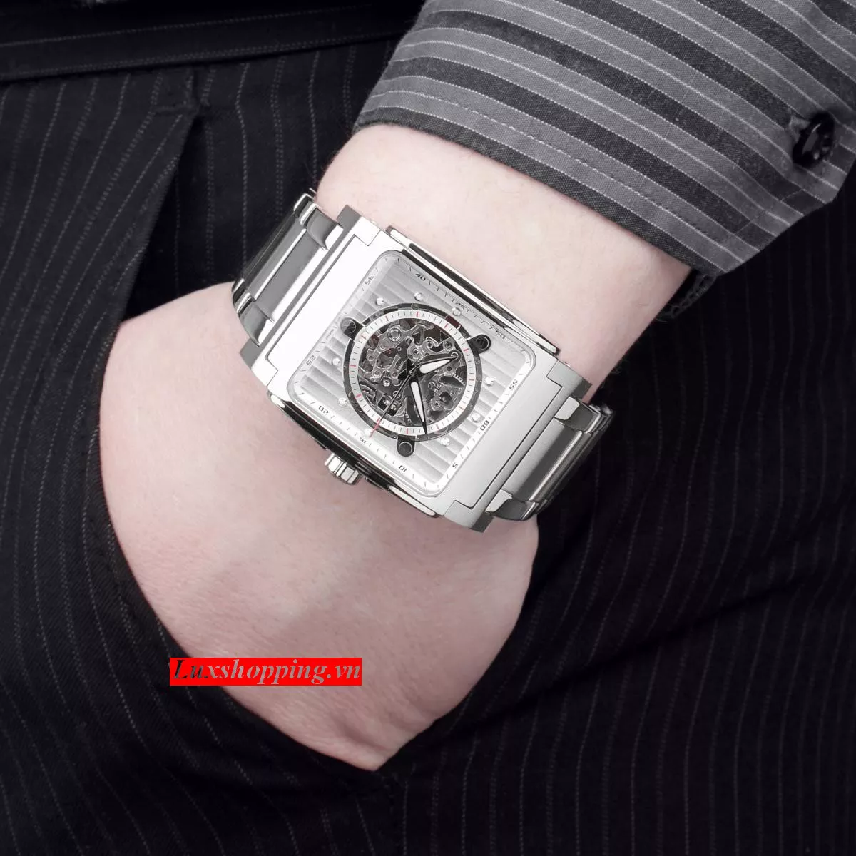 Bulova BVA Automatic White Watch 45mm