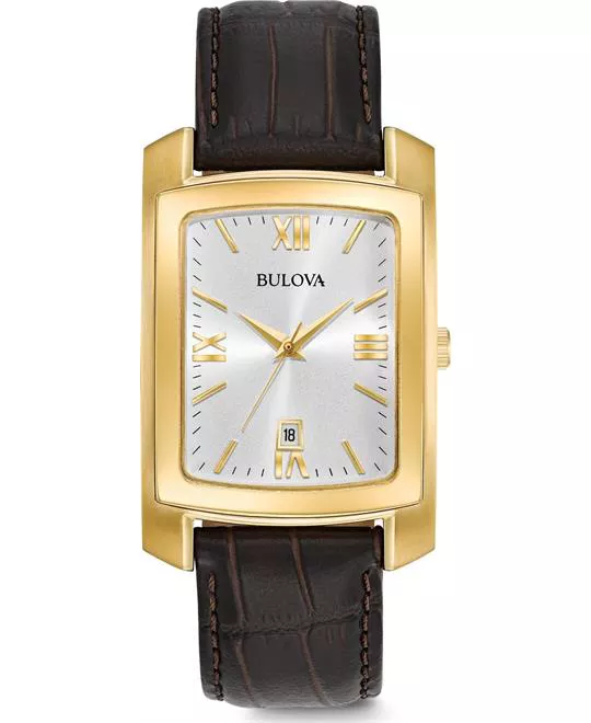 Bulova Classic Leather Watch 31x47mm