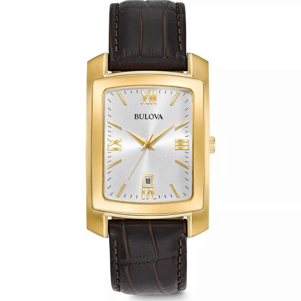 Bulova Classic Leather Watch 31x47mm