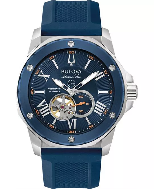 Bulova Men's Marine Star Automatic Watch 45MM