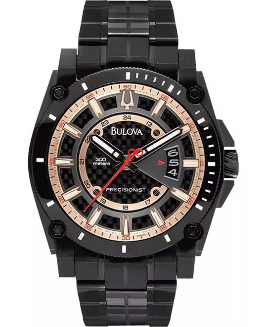 Bulova Precisionist Black Anodized Watch 47mm 
