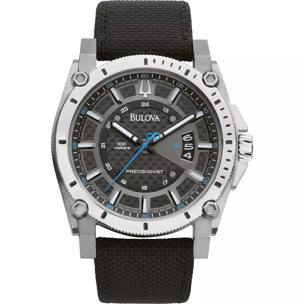 Bulova Precisionist Champlain Charcoal Watch 47mm 