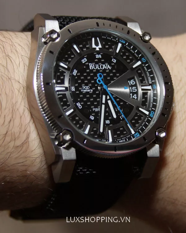 Bulova Precisionist Champlain Charcoal Watch 47mm 