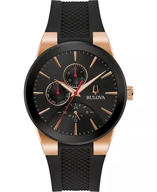 Bulova Millenia Rose Gold Tone Watch 41mm