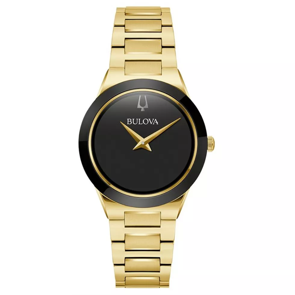 Bulova  Millennia  Black Dial Ladies Watch 32mm