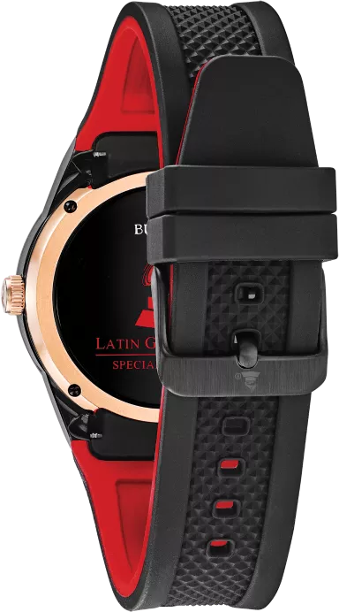 Bulova Modern Black IP Watch 41mm