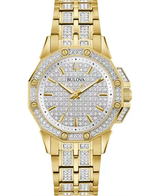 Bulova Octava Crystal Watch 34MM